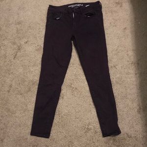 Purple American Eagle Super Stretch Jegging